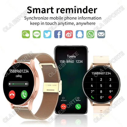 Smart Watch Bluetooth, calls, messages, monitor Health