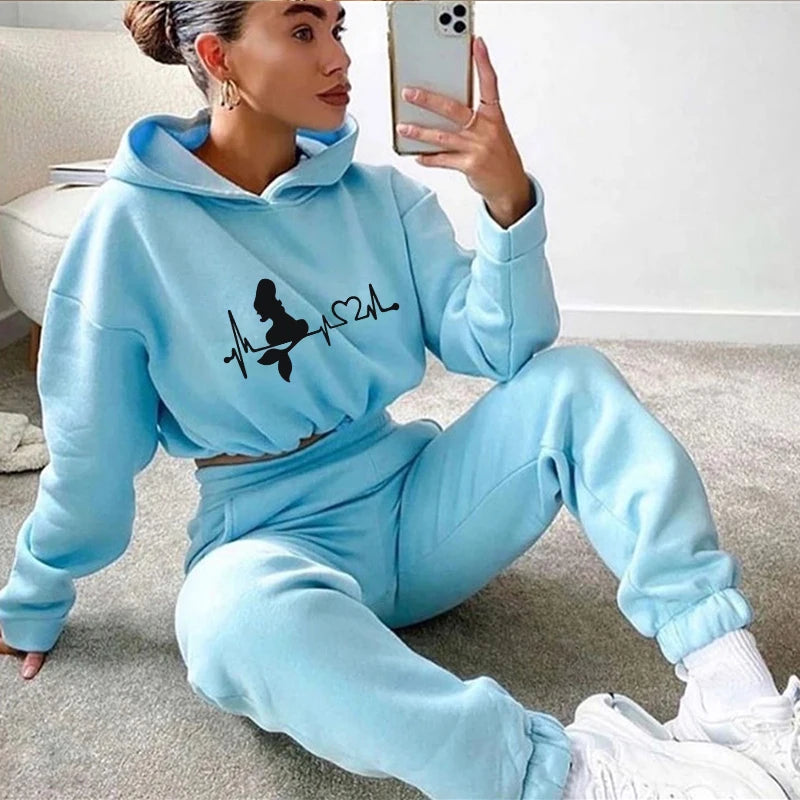 Sets for Women 2 Pieces Drawstring Women's Tracksuit 2024 Jogging Short Style Set Hoodie Casual Comfortable Hot Sales Daily Suit