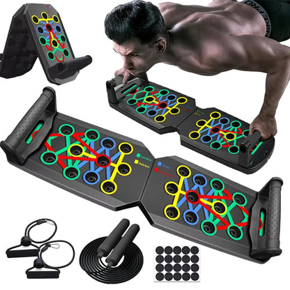 Set Portable Multifunctional Push-up Bar Foldable Fitness